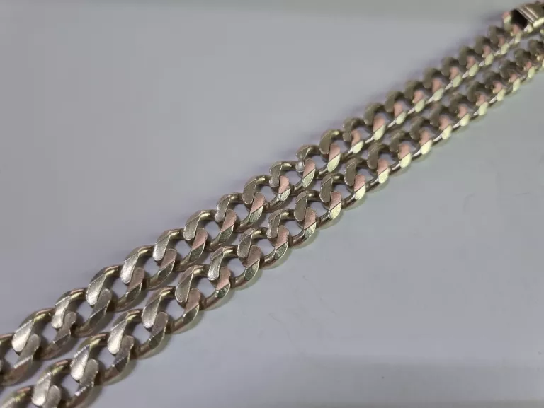 SREBRNY ŁAŃCUSZEK PANCERKA 925 47,45G 50CM