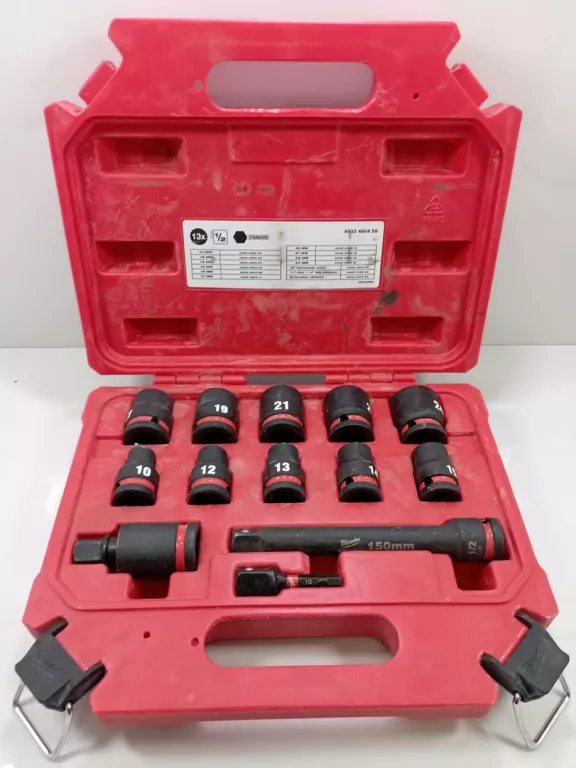MILWAUKEE ZESTAW NASADEK UDAR. 1/2 13PC 4932480456