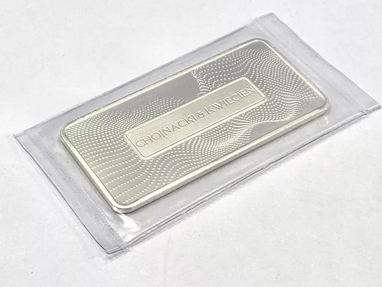 SREBRO SZTABKA 50G 999 CHOJNACKI & KWIECIEŃ FINE SILVER