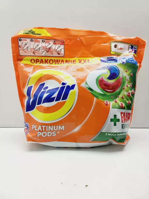 VIZIR PLATINUM PODS + FAIRY EFEKT KAPSUŁKI DO PRANIA 42SZT