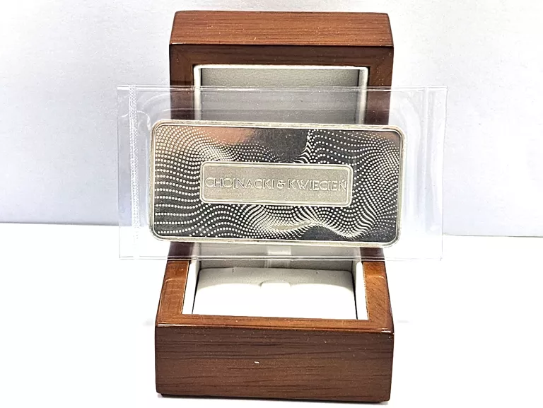 SREBRO SZTABKA 50G 999 CHOJNACKI & KWIECIEŃ FINE SILVER