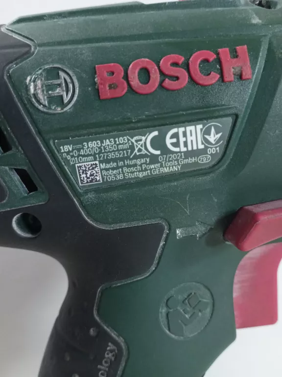 WKRĘTARKA BOSCH PSR1800 LI2 ISKRZY!