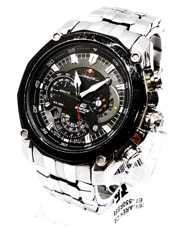 ZEGAREK CASIO EDIFICE EF-550RBSP SREBRNA BRANS.