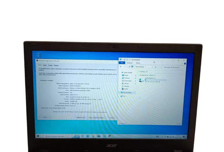 LAPTOP ACER ASPIRE E15 E5-573 4GB/500GB/