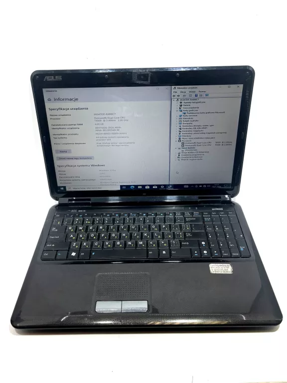 LAPTOP ASUS K50IJ INTEL PENTIUM DUAL CORE 4/320GB +ŁAD