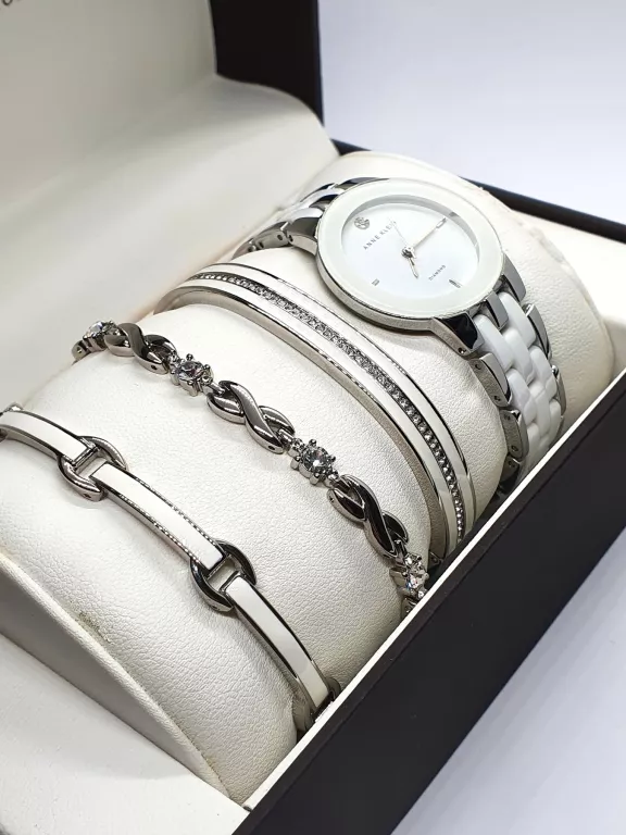 ZEGAREK ANNE KLEIN  AK-1611WTSV + BRANSOLETKI
