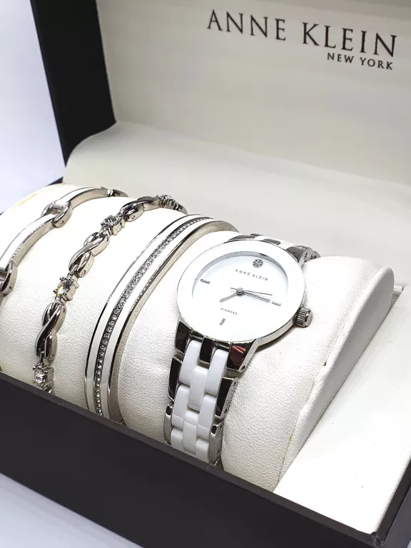 ZEGAREK ANNE KLEIN  AK-1611WTSV + BRANSOLETKI