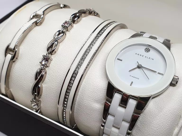 ZEGAREK ANNE KLEIN  AK-1611WTSV + BRANSOLETKI