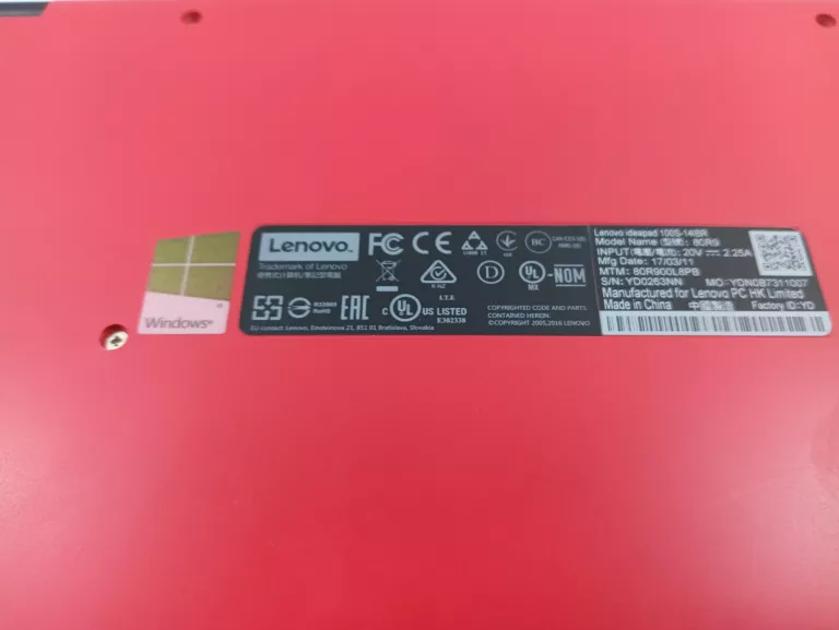 LAPTOP LENOVO 100S CELERON 4GB RAM DYSK 32GB