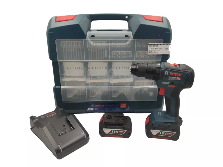 WKRĘTARKA BOSCH GSB 18V-55 06019H530C + EKSTRA 100 AKCESORIÓW