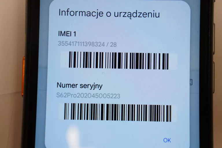 TELEFON CAT S62 PRO 6/128 GB BEZ SIMLOCKA