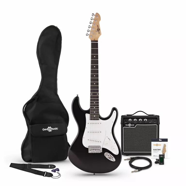 NN EG SET BK ZESTAW GITAROWY DO NAUKI GITARA ELEKTRYCZNA ZE WZMACNIACZEM