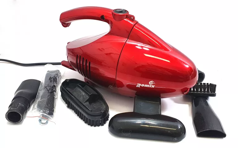 odkurzacz-reczny-romix-model-hvc-21-czerwony-koncowki-stan-uzywany