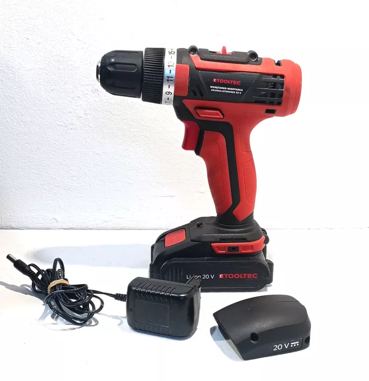 WKRĘTARKA TOOLTEC 20V + AKCESORIA