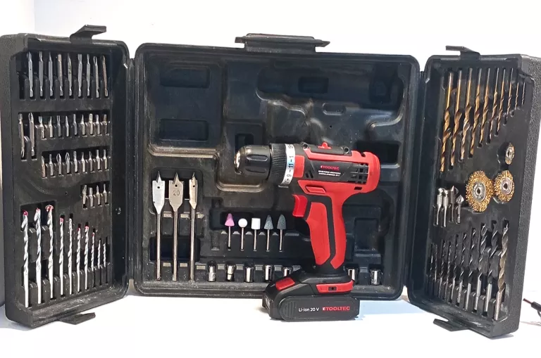 WKRĘTARKA TOOLTEC 20V + AKCESORIA