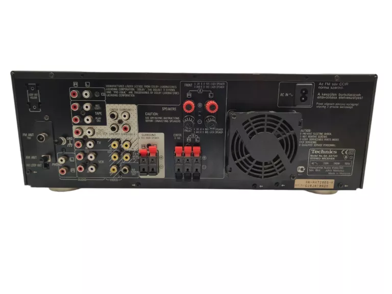 AMPLITUNER TECHNICS SA-AX720 5.1 DOLBY SURROUND PRO-LOGIC + PILOT