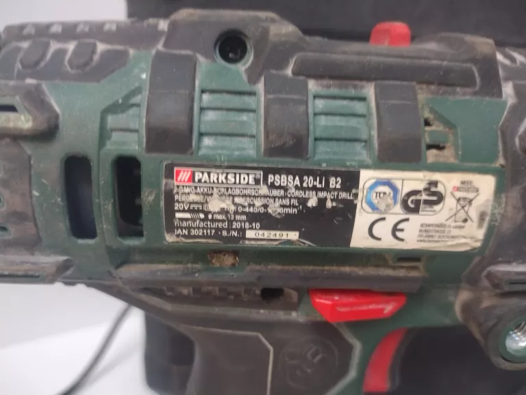WKRĘTARKA  PARKSIDE PSBSA 20-LI B2