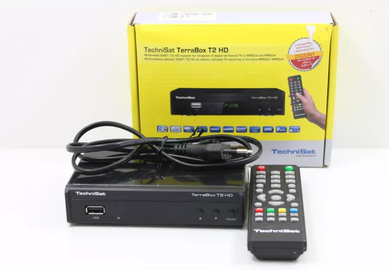 DEKODER TECHNISAT TERRABOX T2 HD PILOT PUDEŁKO