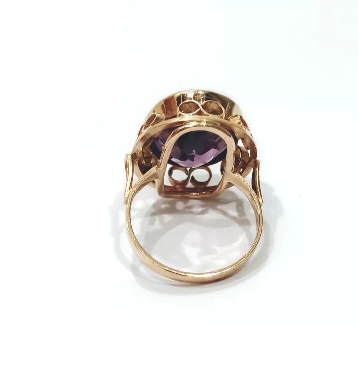 zloty-pierscionek-z-fioletowym-oczkiem-583-771g-kamien-inny-kamien