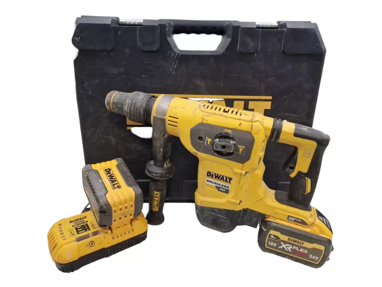 MŁOTOWIERTARKA DEWALT DCH481 / 2X AKU 9AH / ŁADOWARKA / SDS-MAX