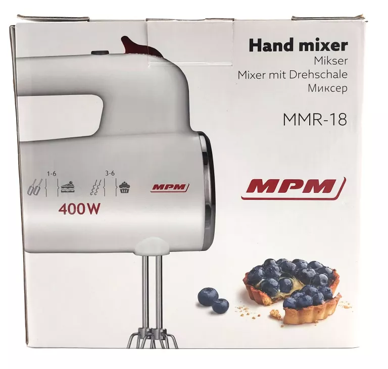 MIKSER RĘCZNY MPM MMR-18 400 KOMPLET JAK NOWY