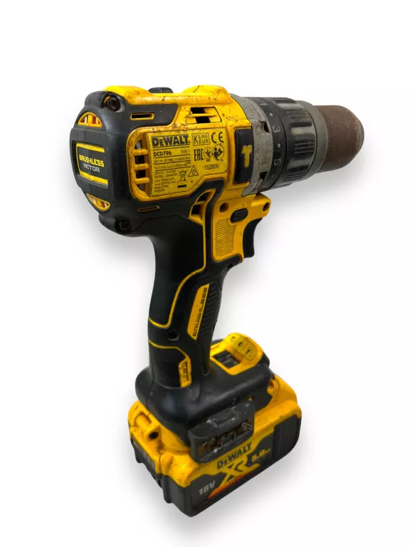WKRĘTARKA DEWALT DCD796 18V 5AH