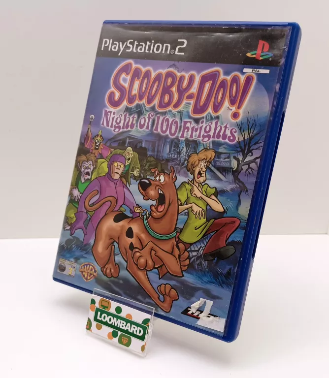 GRA PS2 SCOOBY DOO! NIGHT OF 100 FRIGHTS - NIESPRAWNA!