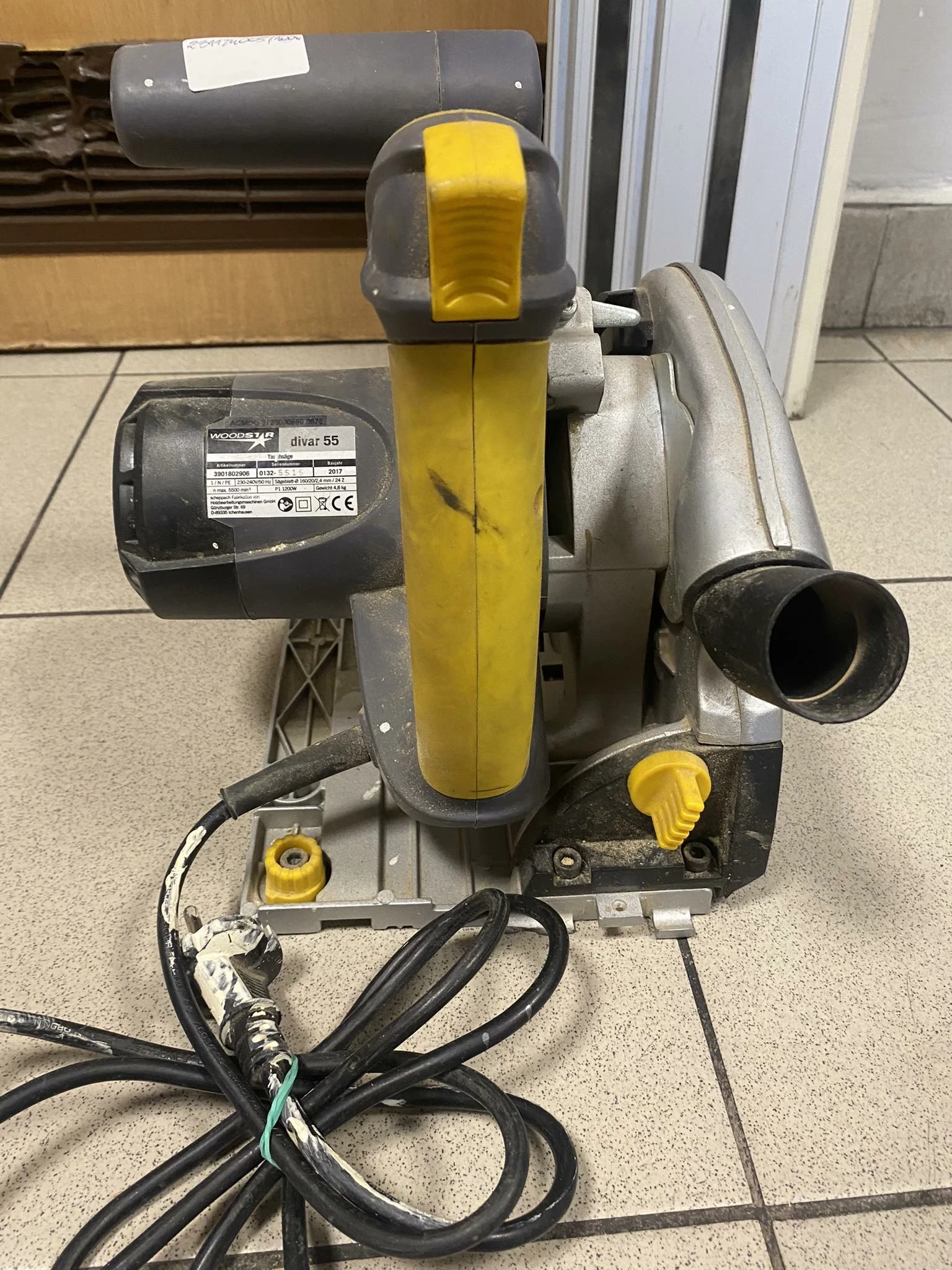 zaglebiarka-woodstar-divar-55listwa-stan-uzywany