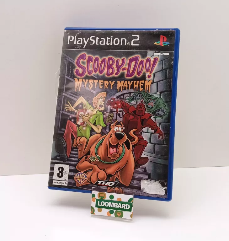GRA PS2 SCOOBY DOO! MYSTERY MAYHEM - NIESPRAWNA