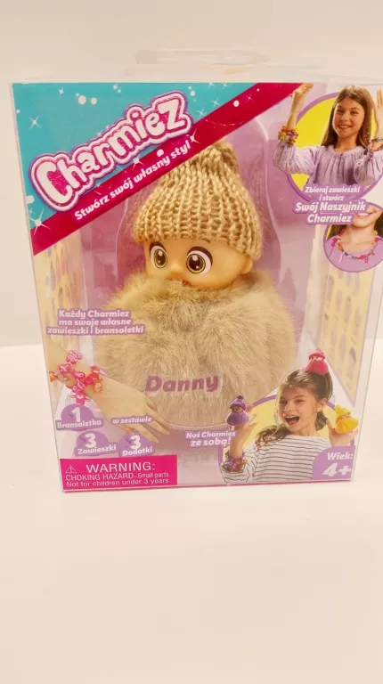 MINI LALECZKA CHARMIEZ Z AKCESORIAMI/BRANSOLETKĄ DANNY
