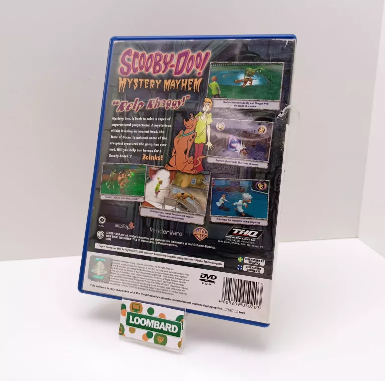 GRA PS2 SCOOBY DOO! MYSTERY MAYHEM - NIESPRAWNA
