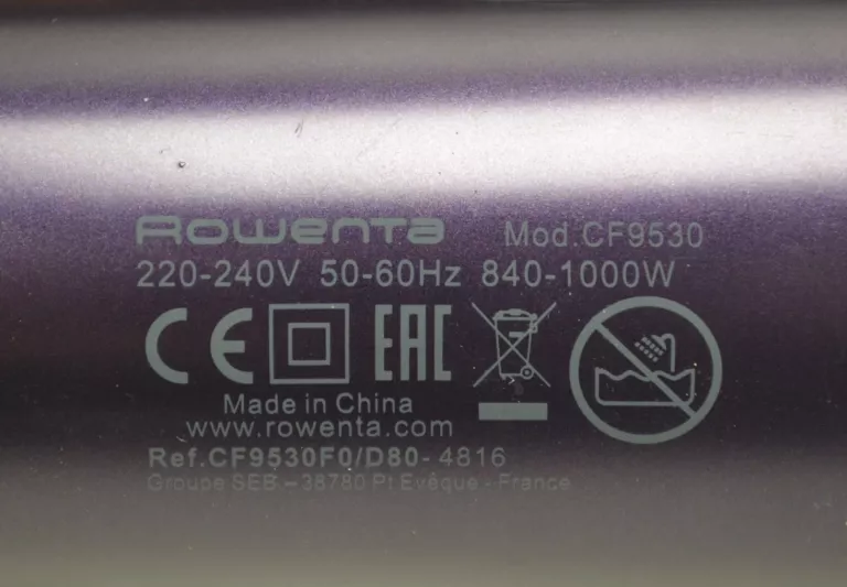 LOKÓWKO-SUSZARKA ROWENTA CF9530 FIOLETOWA + PUD