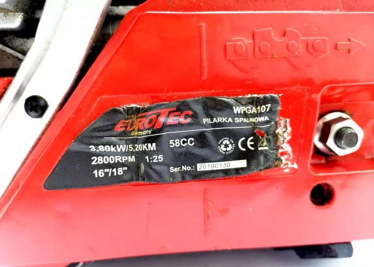 PIŁA SPALINOWA EUROTEC WPGA 107
