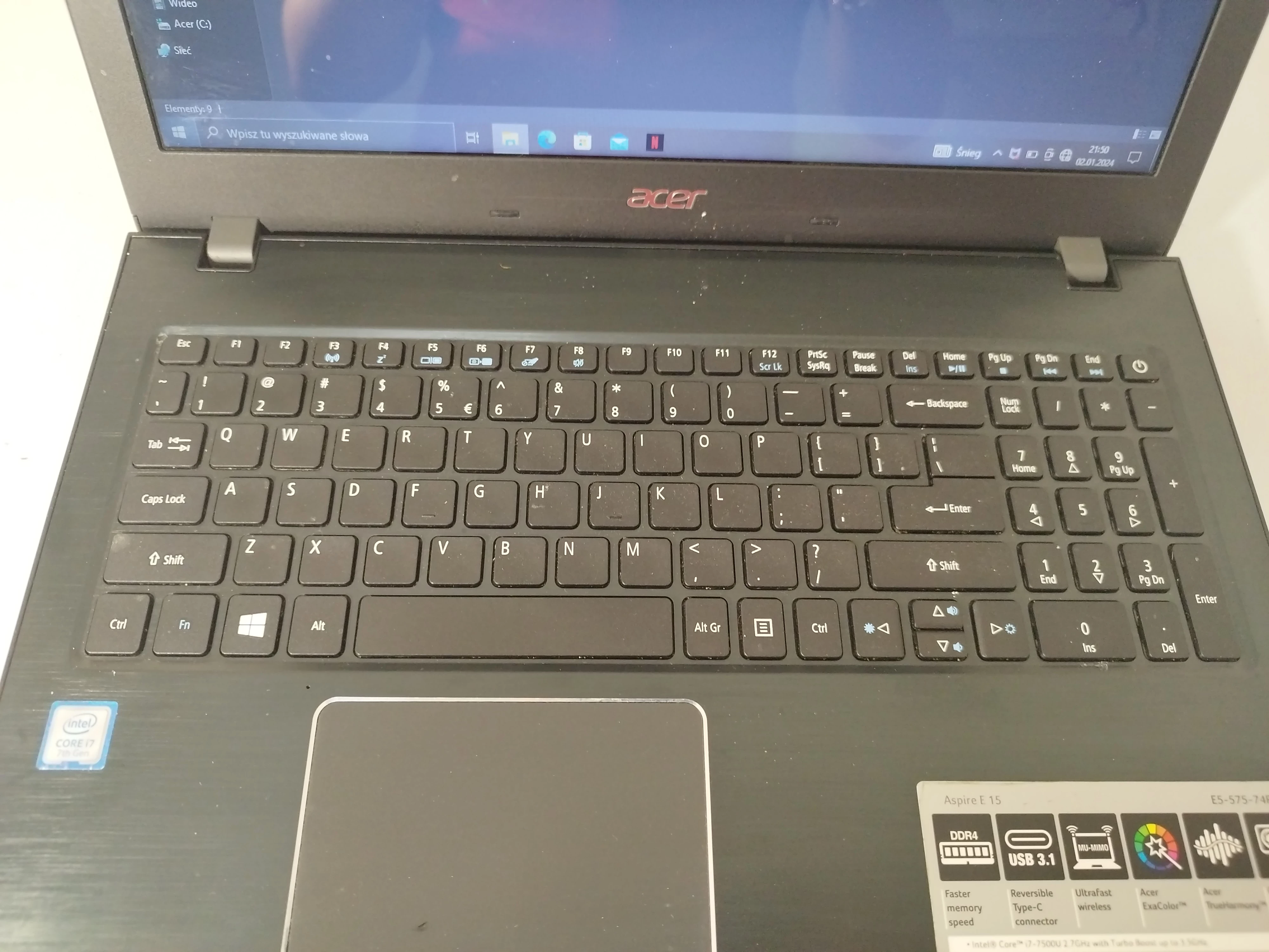 laptop-acer-aspire-e5-575-n16q2-seria-procesora-intel-core-i5