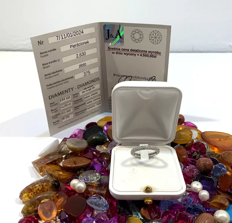 zloty-pierscionek-diamenty-1ct-144-kamienie-bialy-rodzaj-2205-2