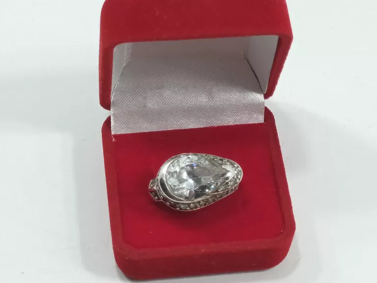 ŚLICZNY SREBRNY PIERŚCIONEK 8,70G/PR925/R14