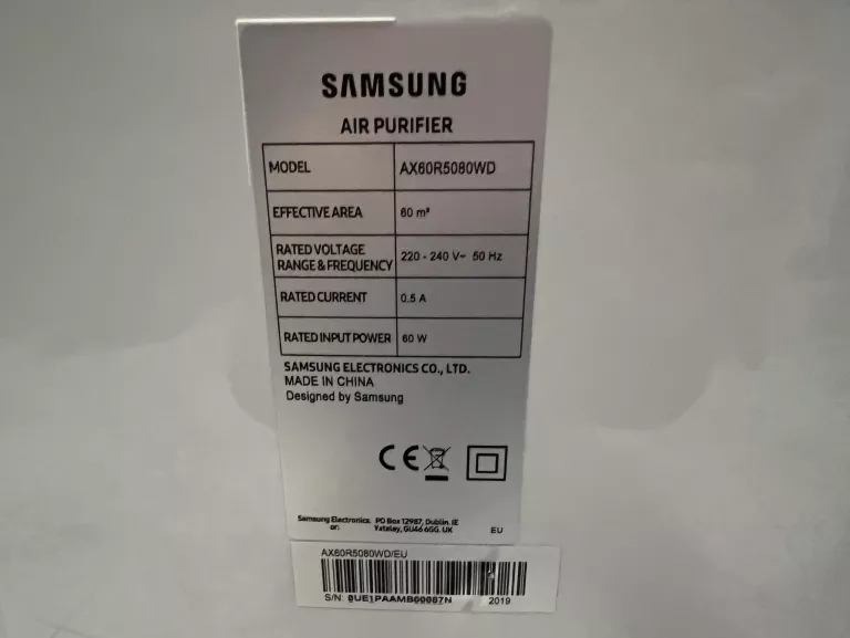 OCZYSZCZACZ POWIETRZA SAMSUNG AX60R5080WD