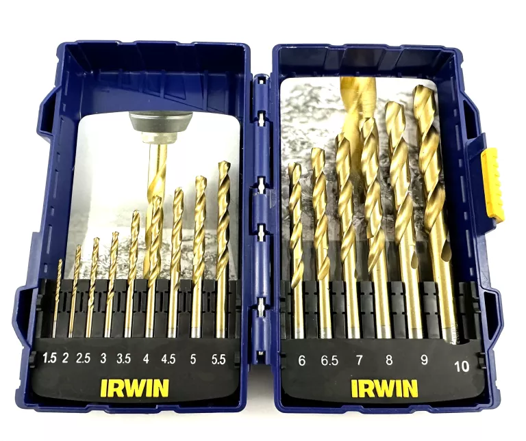 ZESTAW WIERTEŁ DO METALU IRWIN TURBOMAX 15 EL.