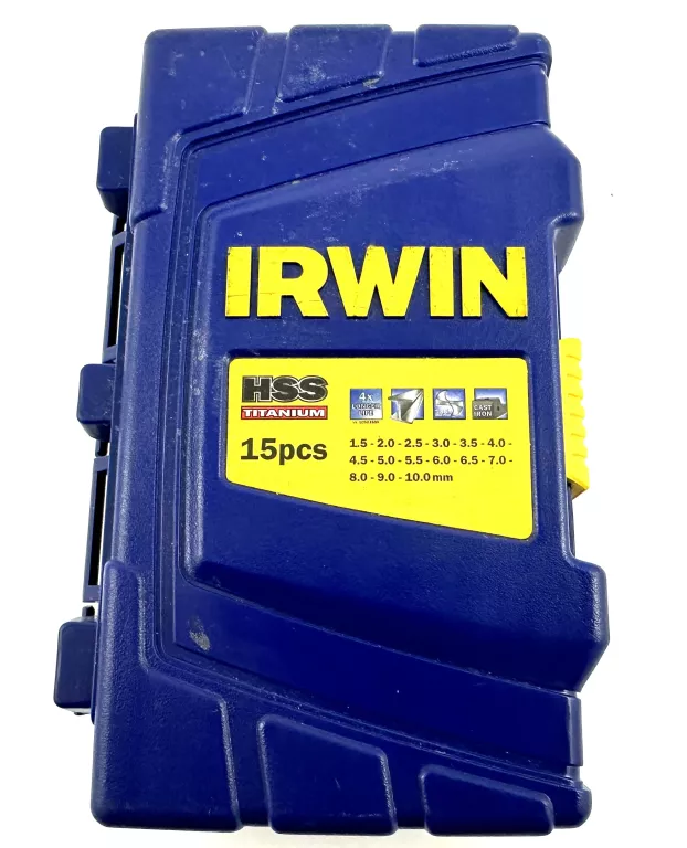 ZESTAW WIERTEŁ DO METALU IRWIN TURBOMAX 15 EL.