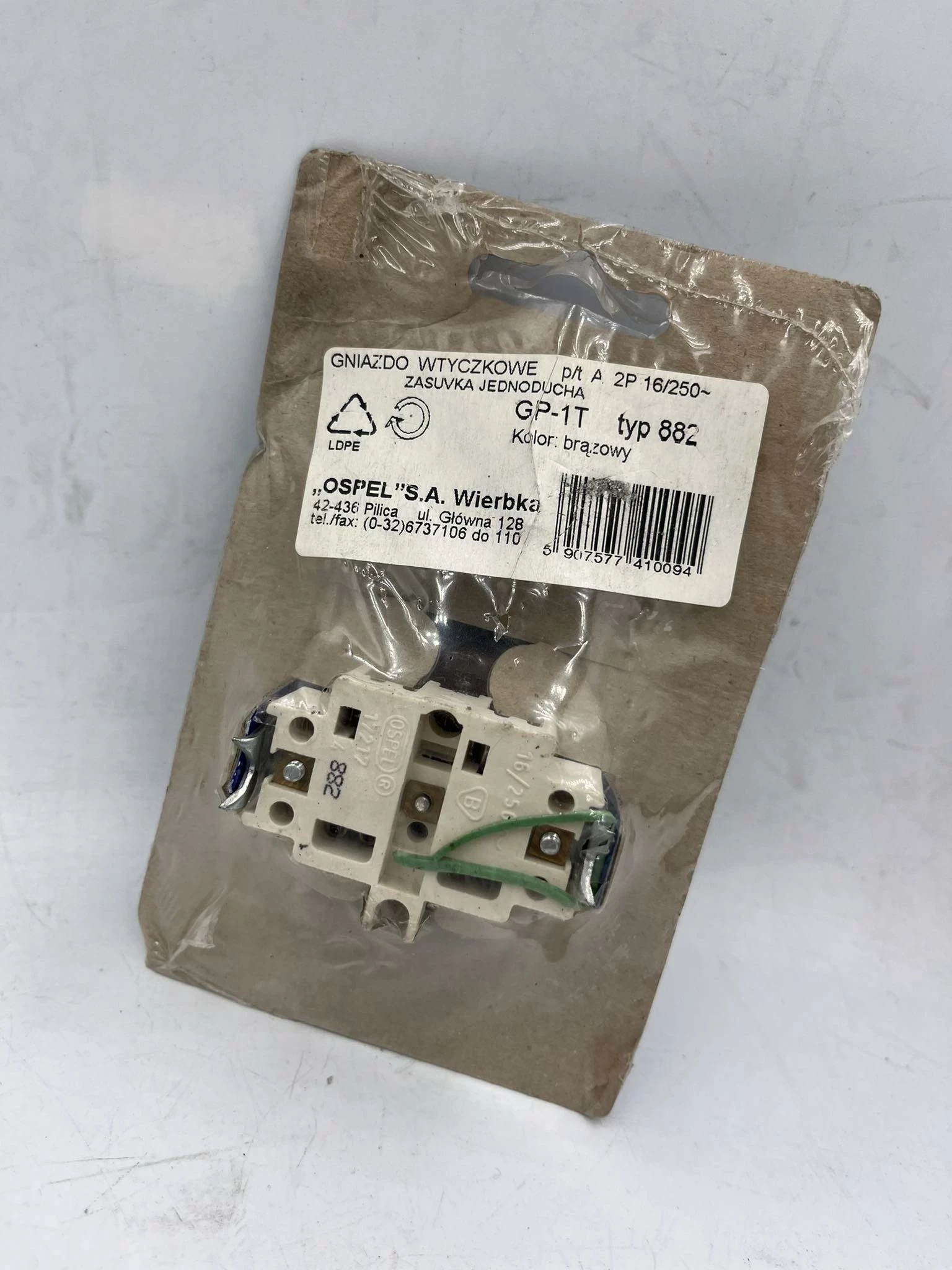 gniazdko-ospel-gp-1t-stan-uzywany