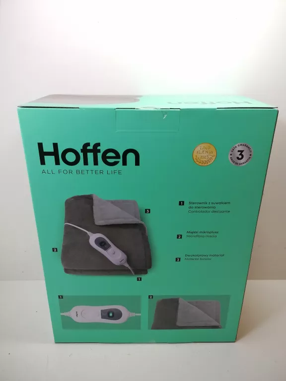 KOC ELEKTRYCZNY ROZGRZEWAJĄCA HOFFEN 120W 160X120CM