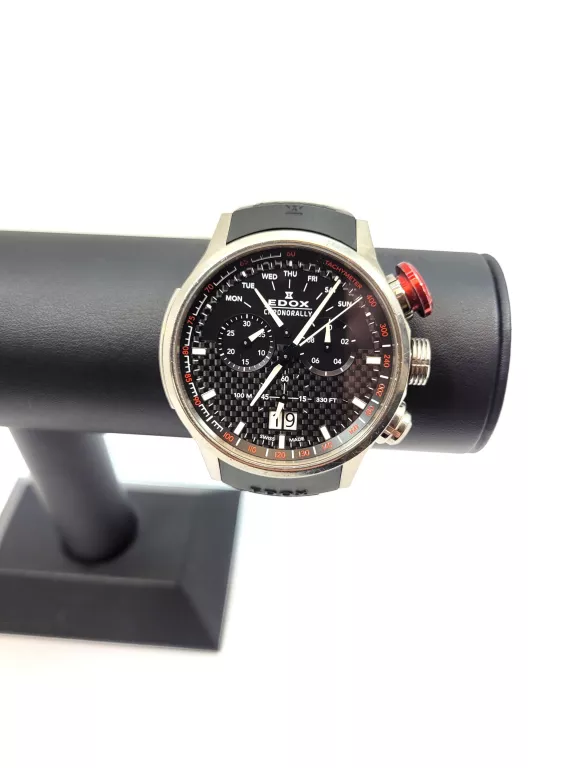 ZEGAREK EDOX CHRONORALLY 38001 SAPPHIRE CRYSTAL
