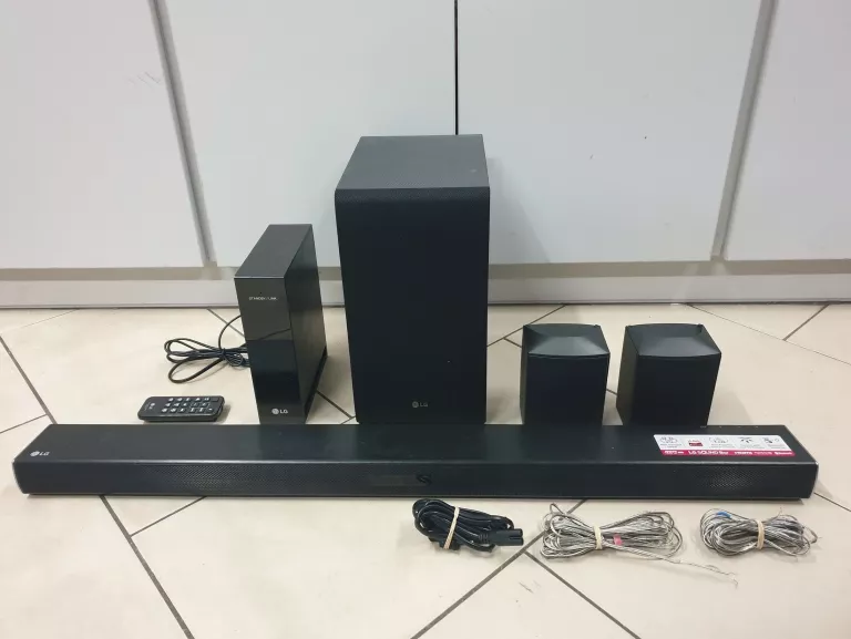 ZESTAW 4.1 SOUNDBAR + SUBWOOFER LG SJ4R BLUETOOTH | USB | 420W RMS