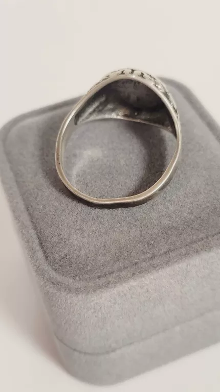 PIĘKNY SYGNET MĘSKI Z ORŁEM  925 R24