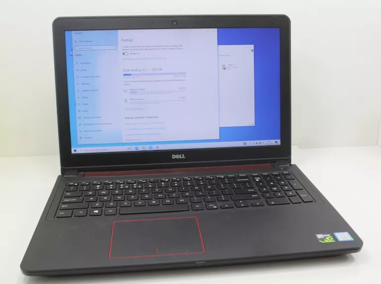 LAPTOP DELL INSPIRON 15 5577 I7 8/1124GB USZKODZONY