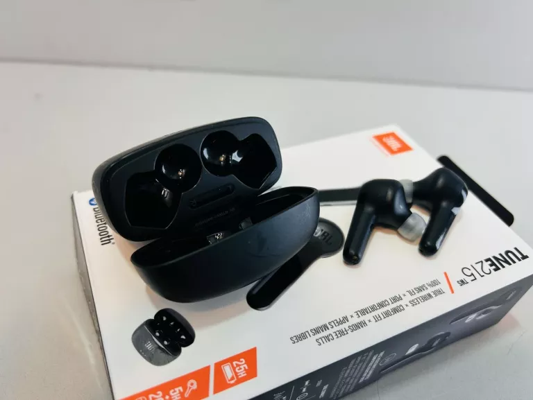 SŁUCHAWKI BEZPRZEWODOWE DOKANAŁOWE JBL TUNE 215 TWS GWARANCJA
