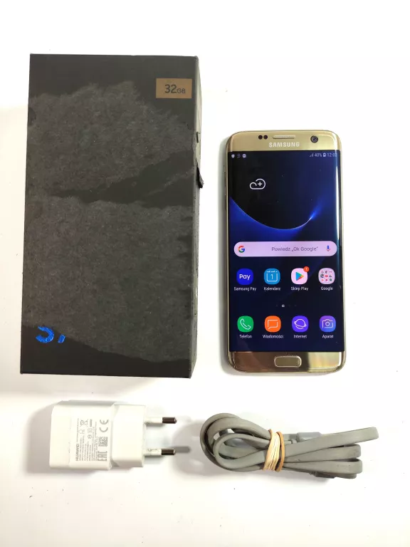 SAMSUNG GALAXY S7 EDGE KOMPLET CICHY GŁOŚNIK, PRZEŚWIETLONY EKRAN