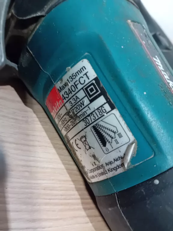 WYRZYNARKA MAKITA 4340FCT 720W