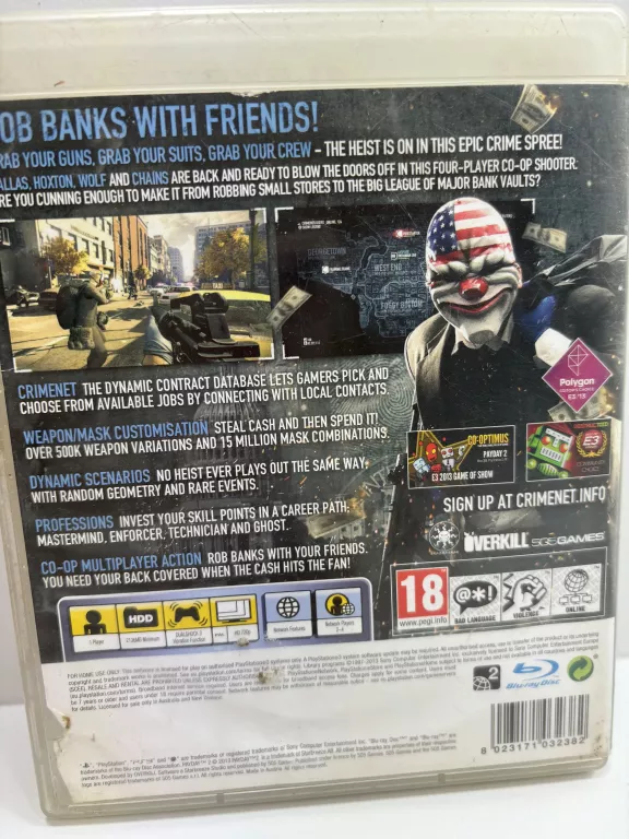 GRA PS3 PAYDAY 2