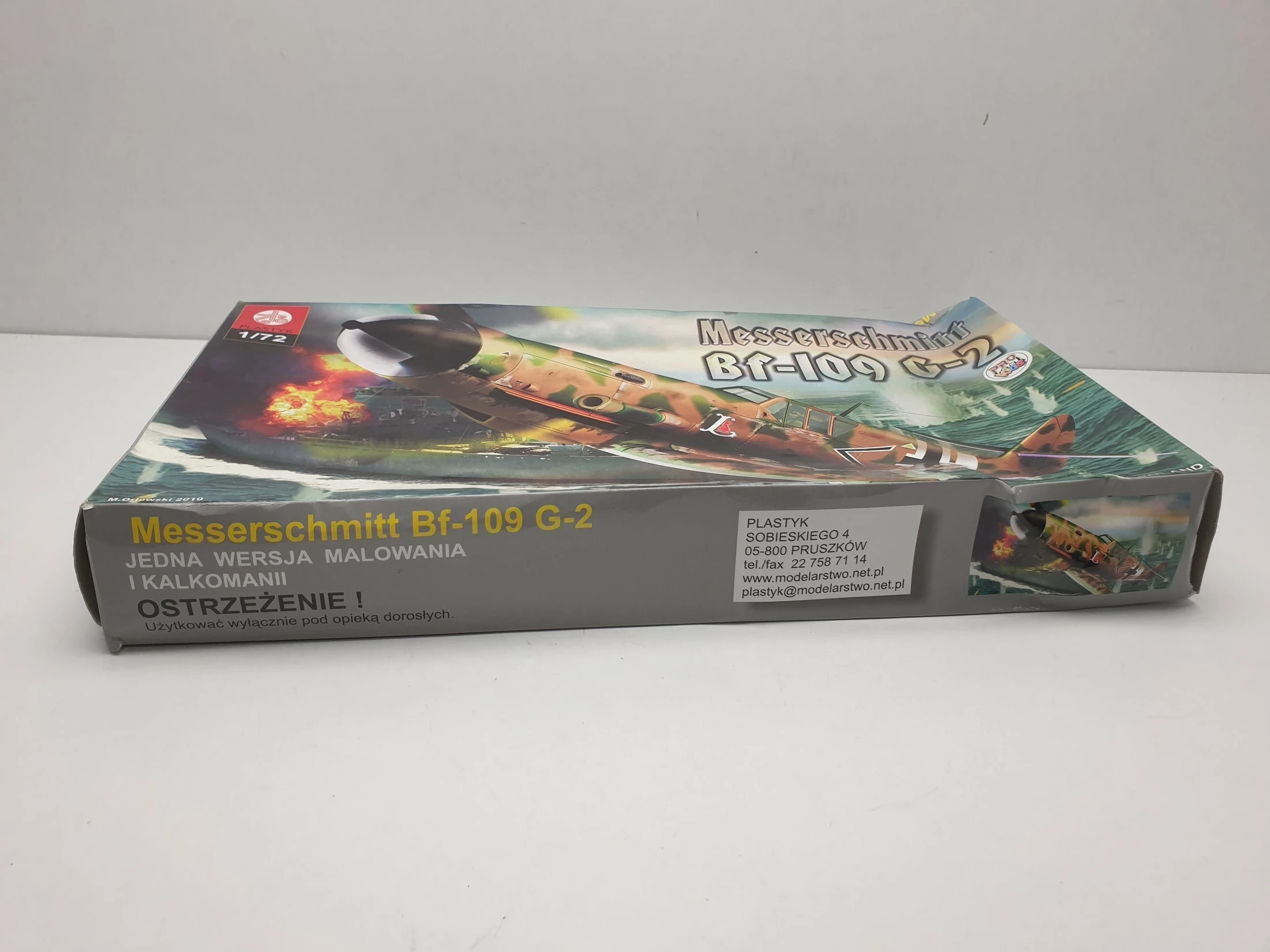 model-do-sklejania-plastyk-messerschmitt-bf-l09-g-2-komplet-stan-uzywany